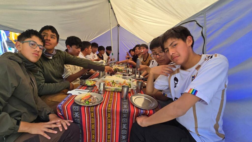 Delegación Alumnos colegio Camino inca