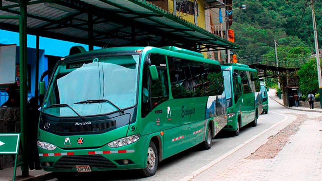 Bus subida y bajada Machu Picchu