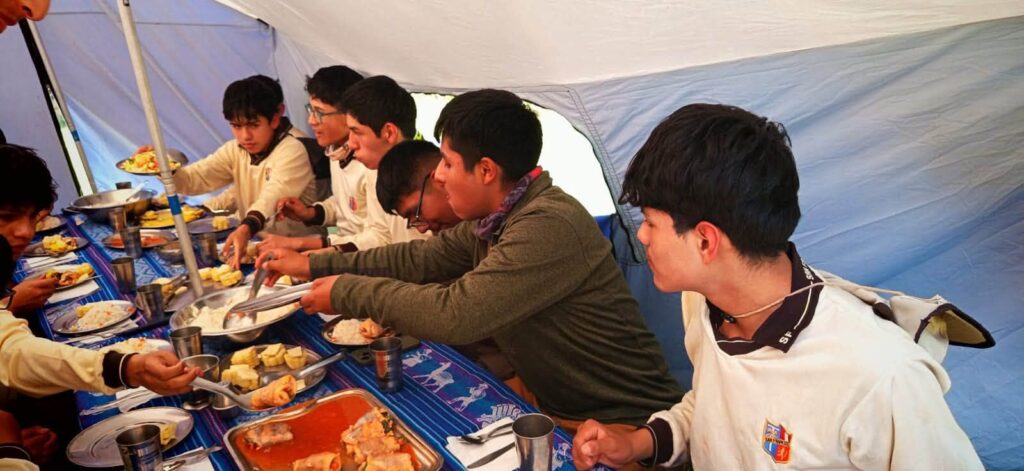 Alimentos en Camino Inca