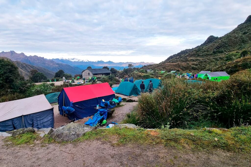 Campamento Camino inca