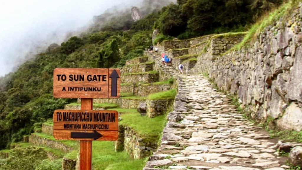 Entrada a Machu Picchu de Camino Inca