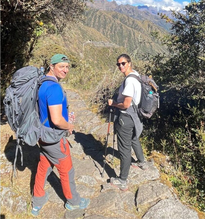 Mochila para trek no llevar demasiado grande