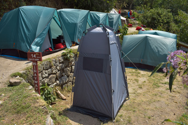 Wiñaywayna campamento.