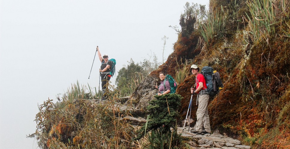 Humedad en ruta Camino Inca