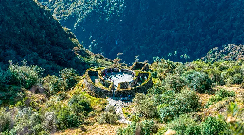 Camino Inca dentro de un área natural protegida